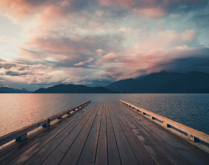 Dock on the water